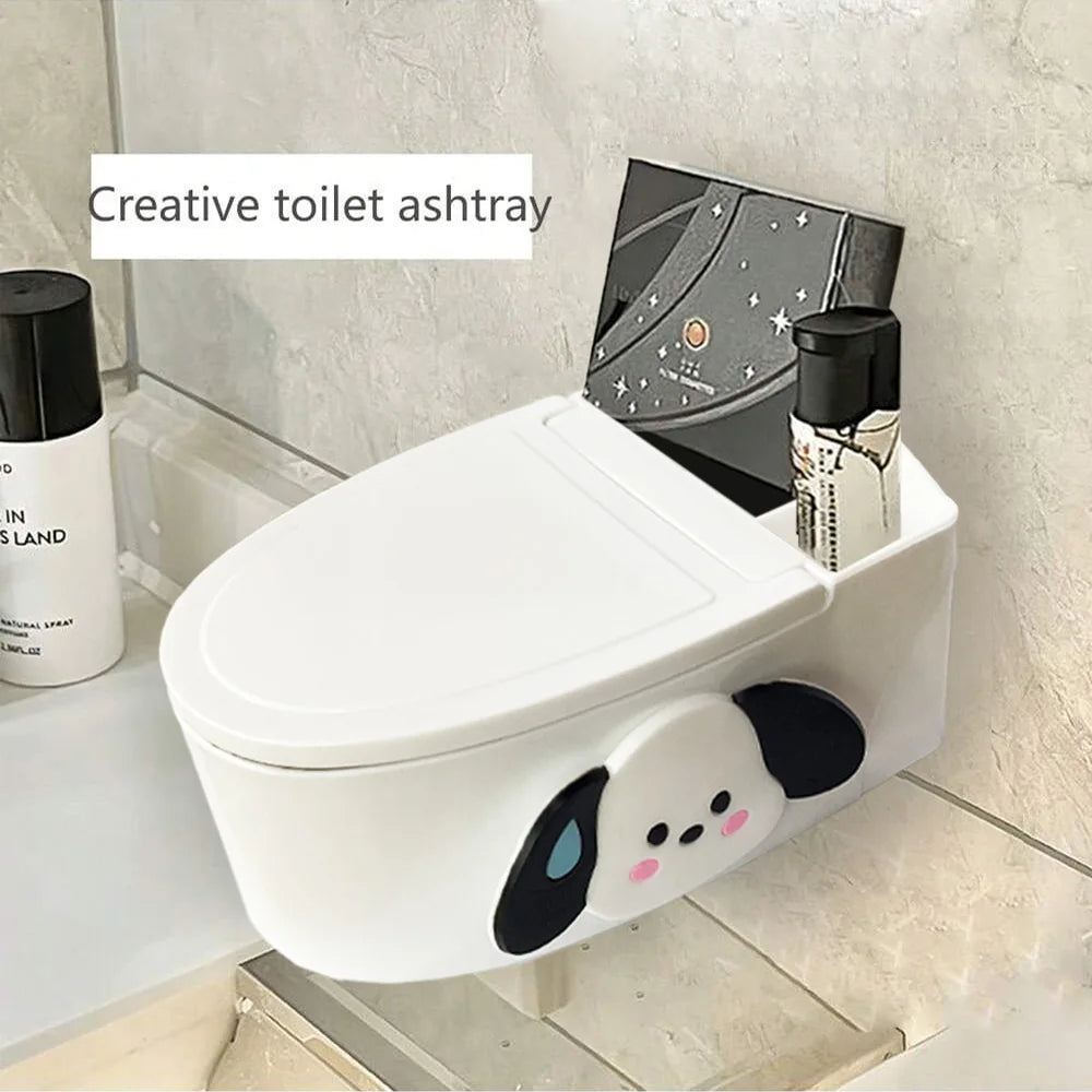 Toilet Ashtray: Novelty Stainless Steel