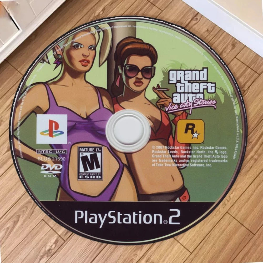 GTA Circle Cartoon Rug