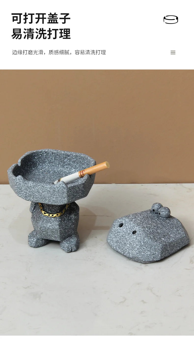 Crocodile Cap Ashtray: Stylish Smoking Accessory