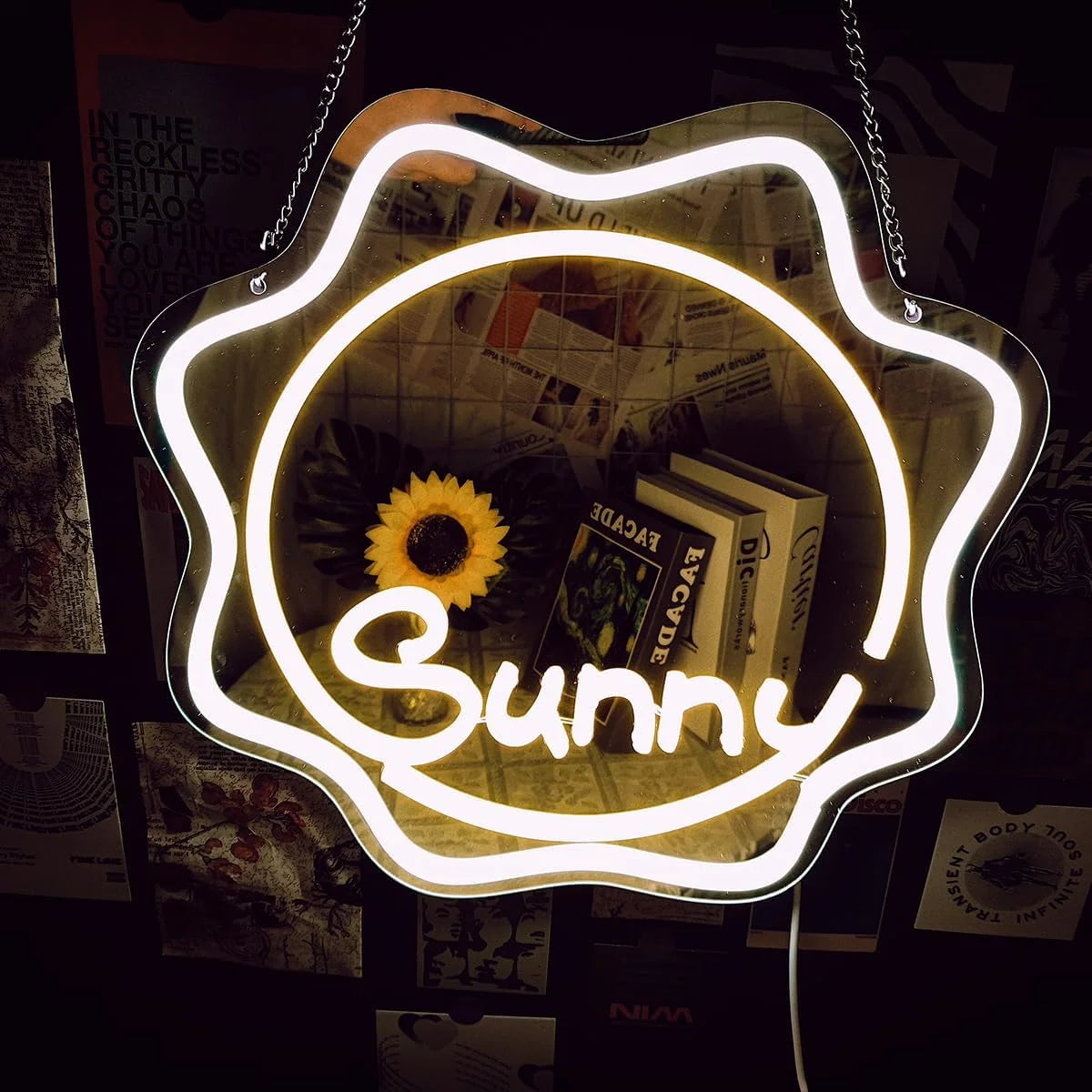 Neon Starlight Mirror