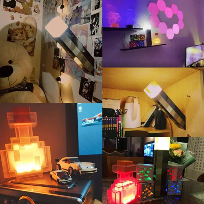 Brownstone Glow: USB Rechargeable LED Night Torch