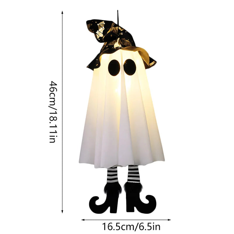 1/2/3pcs Halloween LED Light Up Witch Ghost for Halloween Party