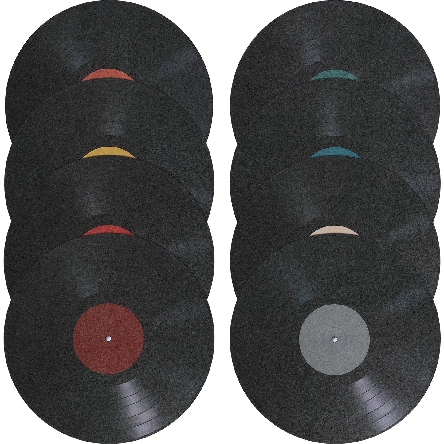 Vinyl Vibes: 8-Pc Music Wall Sticker Set