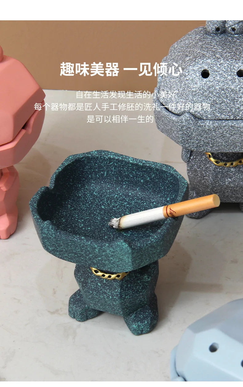 Crocodile Cap Ashtray: Stylish Smoking Accessory