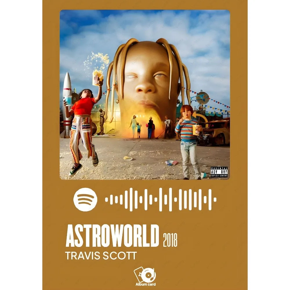 Travis Scott Poster Art