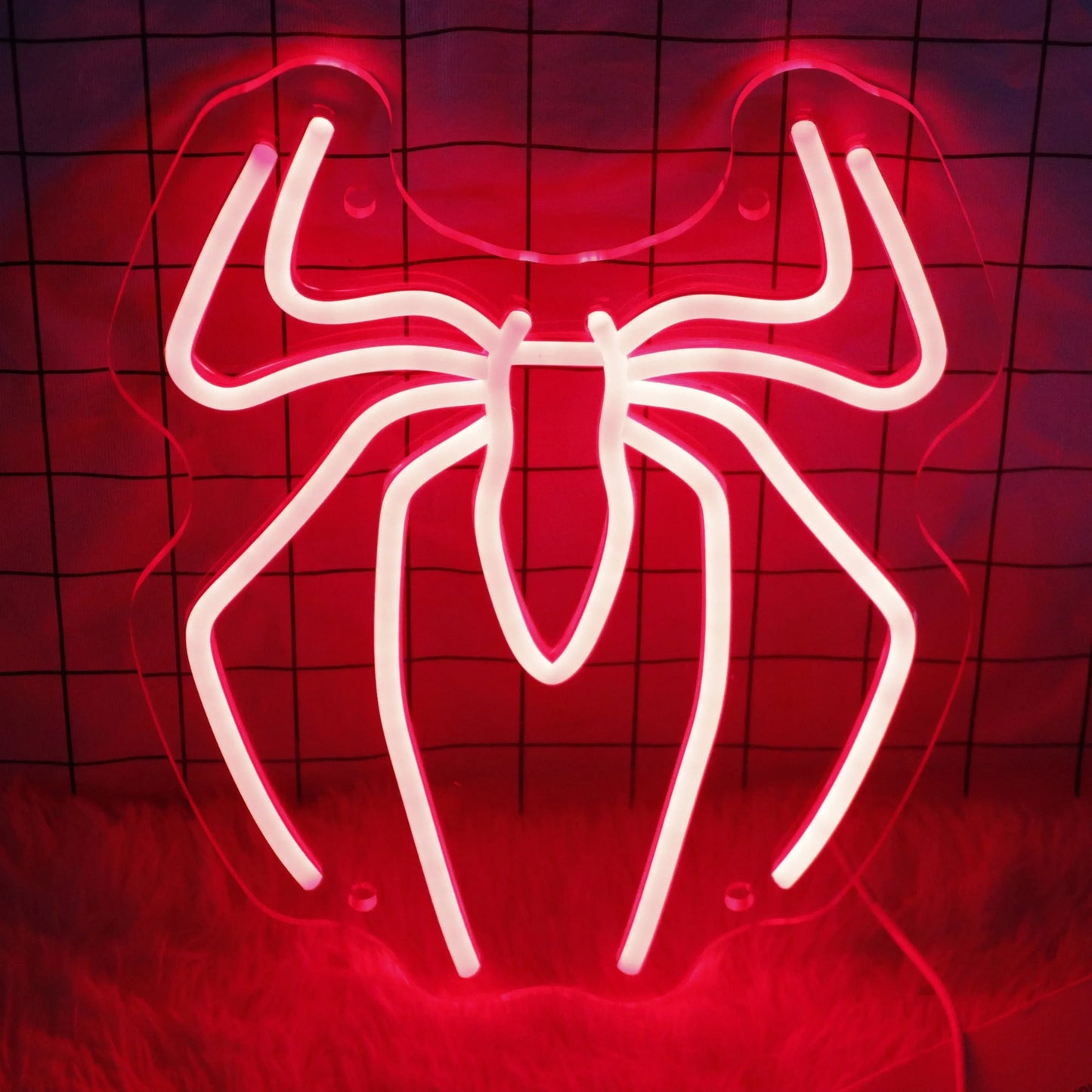 Spider Anime Neon Sign