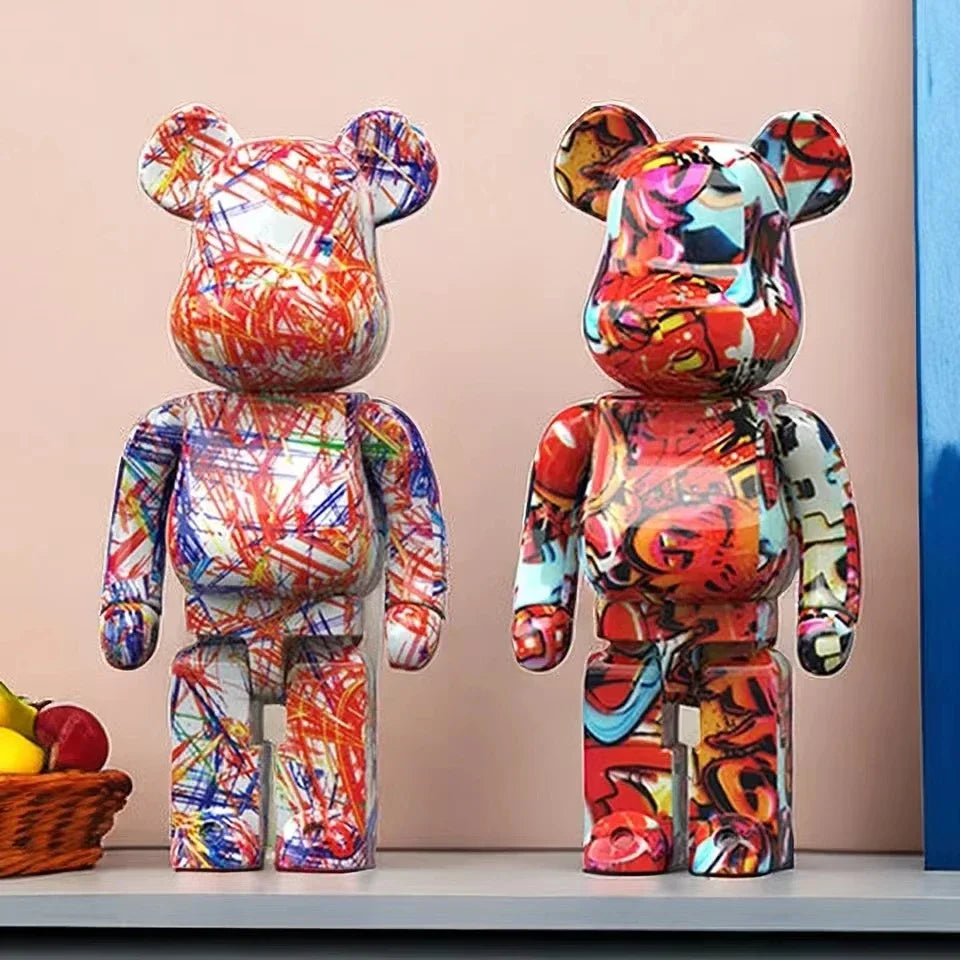 Graffiti Bear: Modern 10 Decor & Money Jar Sculptor