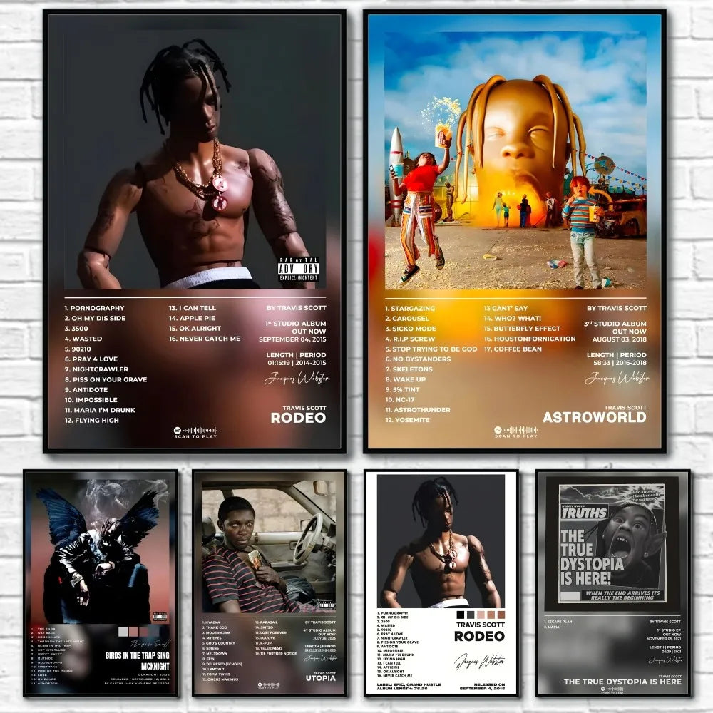 Travis Scott Poster Art
