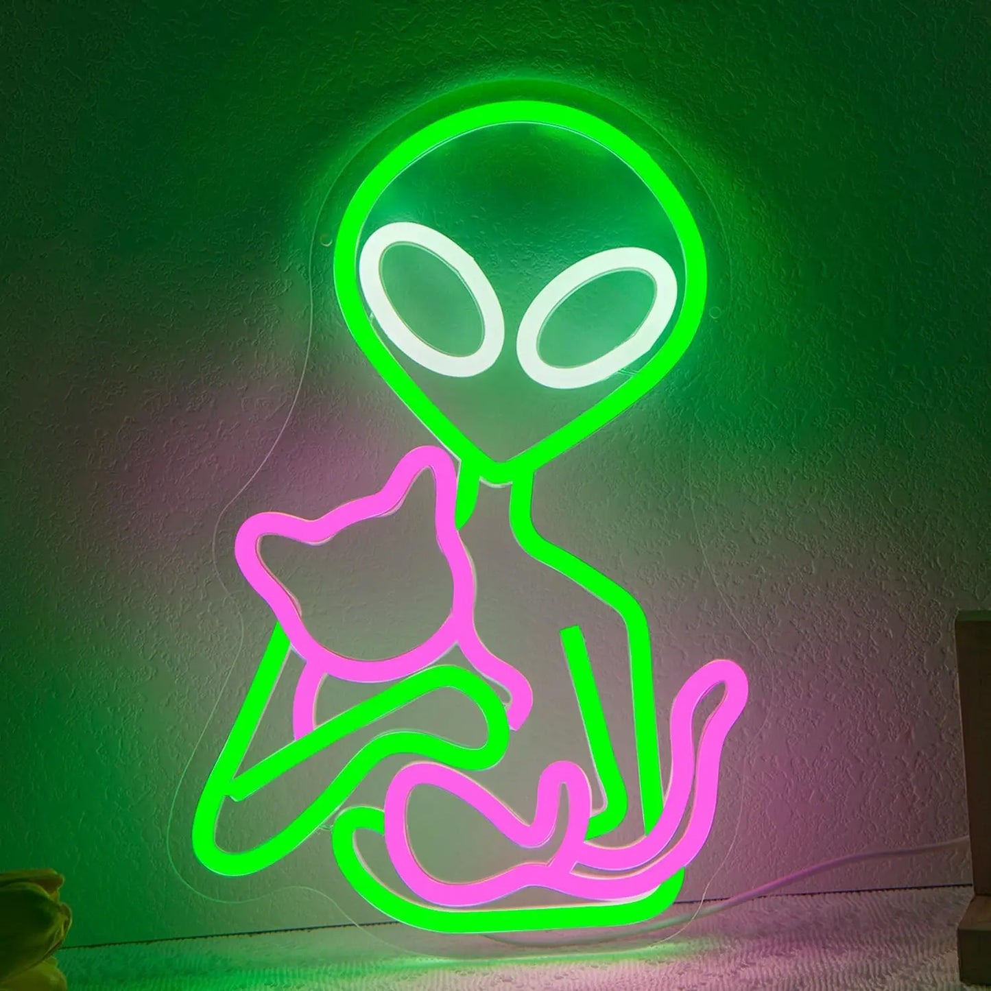Alien Cat Neon Sign