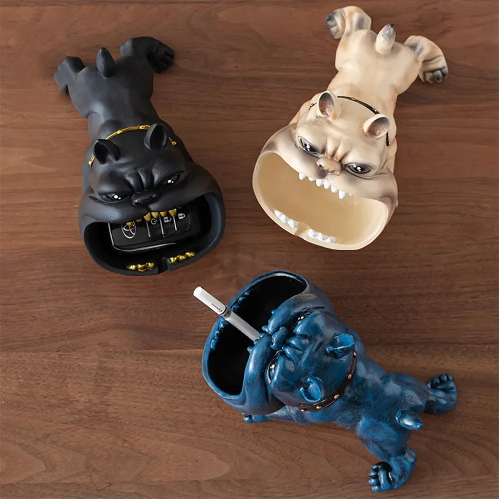 Bull-Dog Ashtray Decor