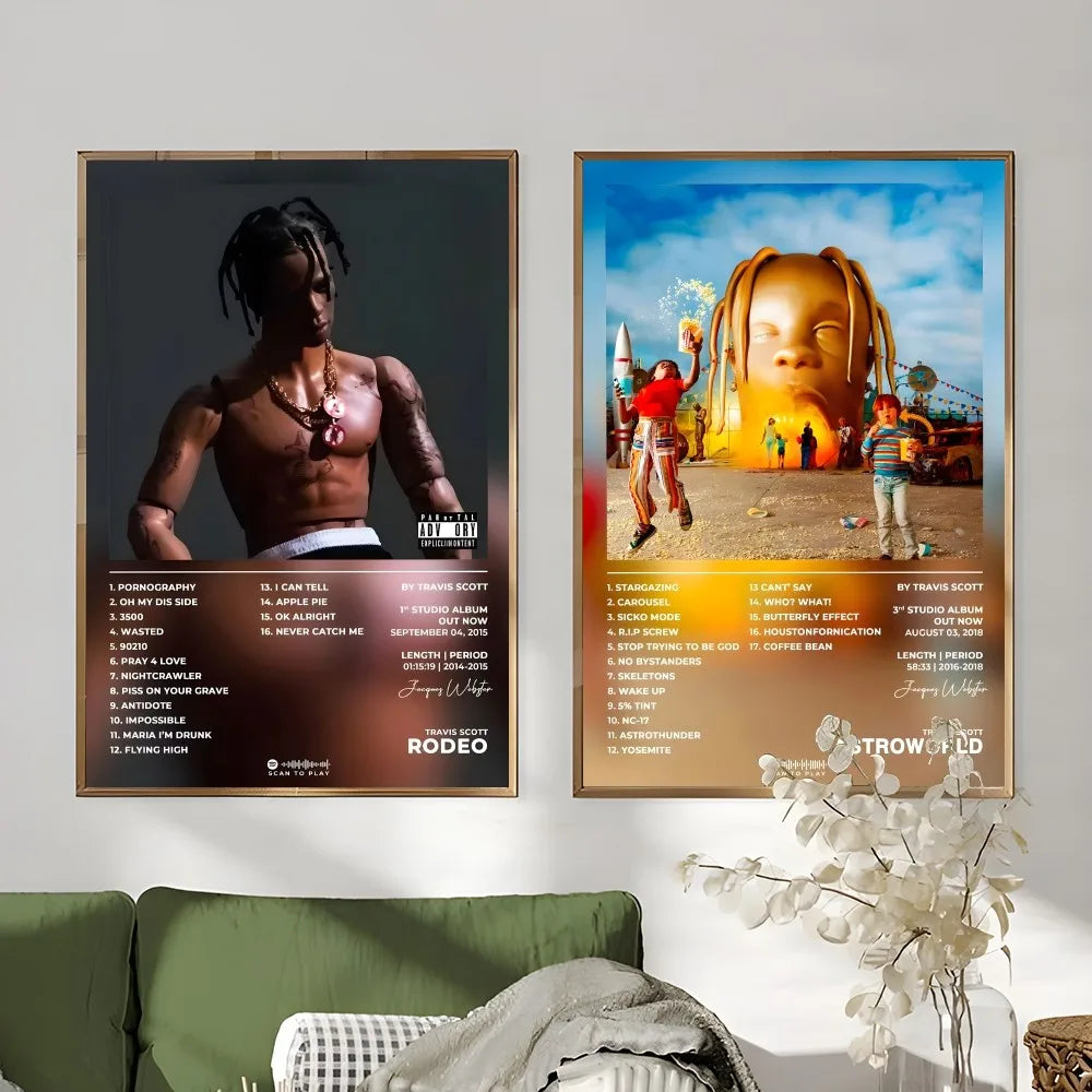 Travis Scott Poster Art