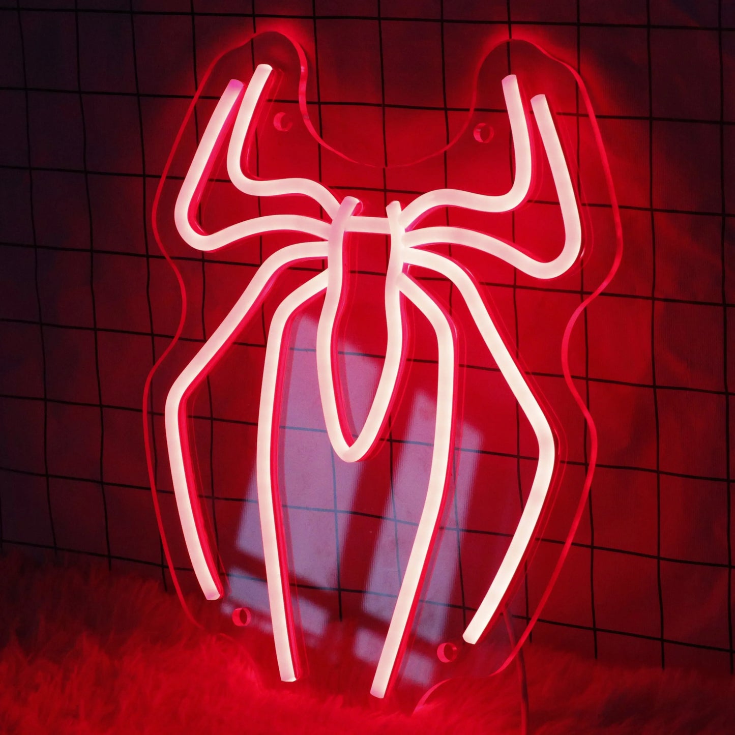 Spider Anime Neon Sign