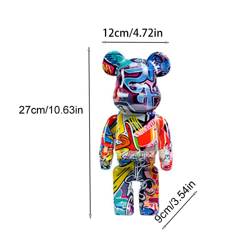 Graffiti Bear: Modern 10 Decor & Money Jar Sculptor