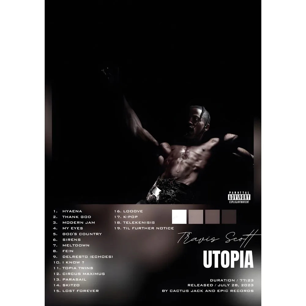 Travis Scott Poster Art