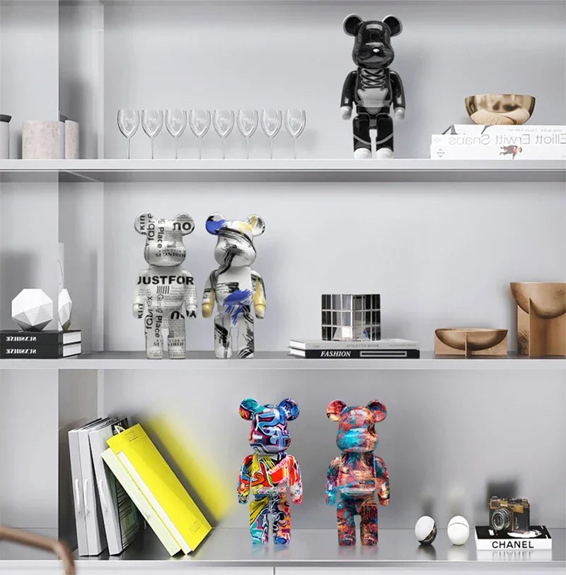 Graffiti Bear: Modern 10 Decor & Money Jar Sculptor