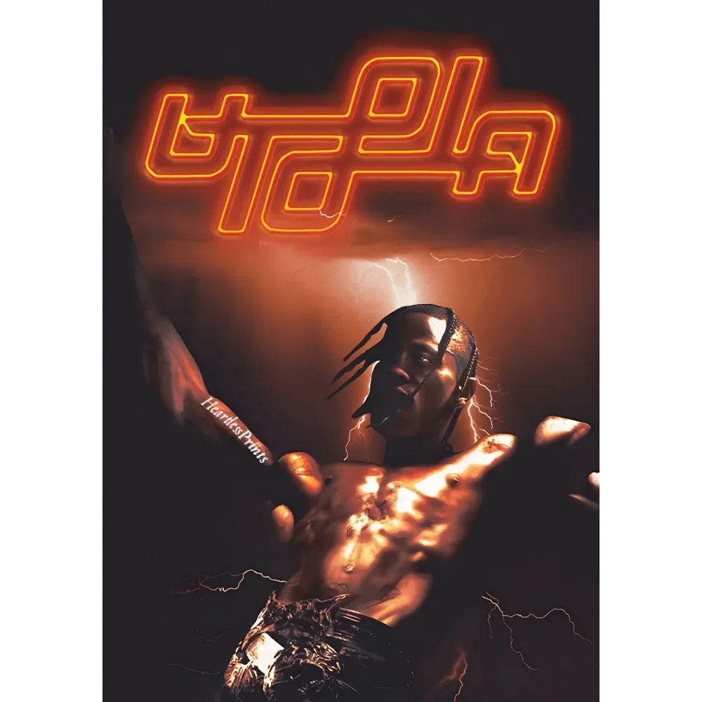 Travis Scott Poster Art