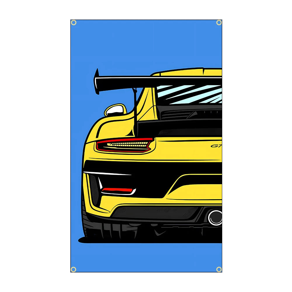 JDM Racing Spirit Polyester Flag - 3x5FT Banner