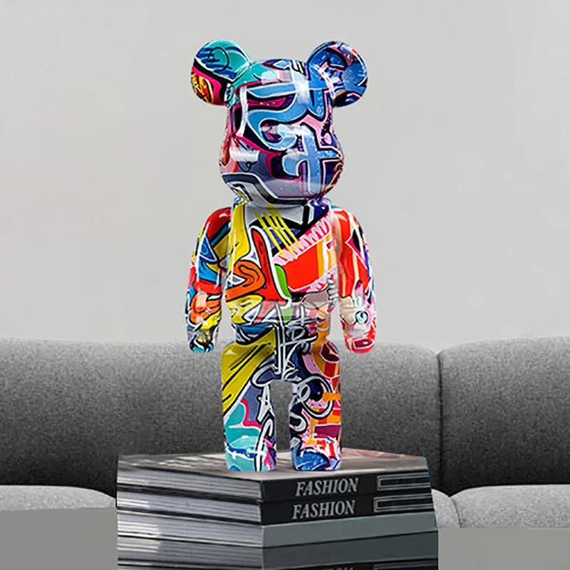 Graffiti Bear: Modern 10 Decor & Money Jar Sculptor