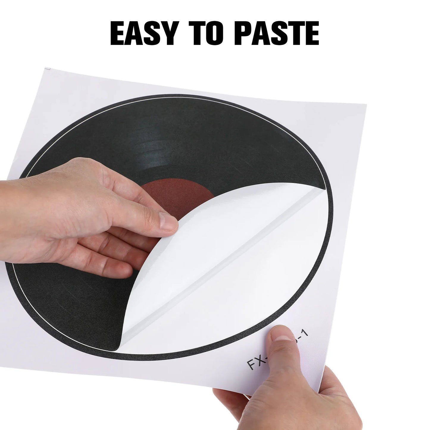 Vinyl Vibes: 8-Pc Music Wall Sticker Set