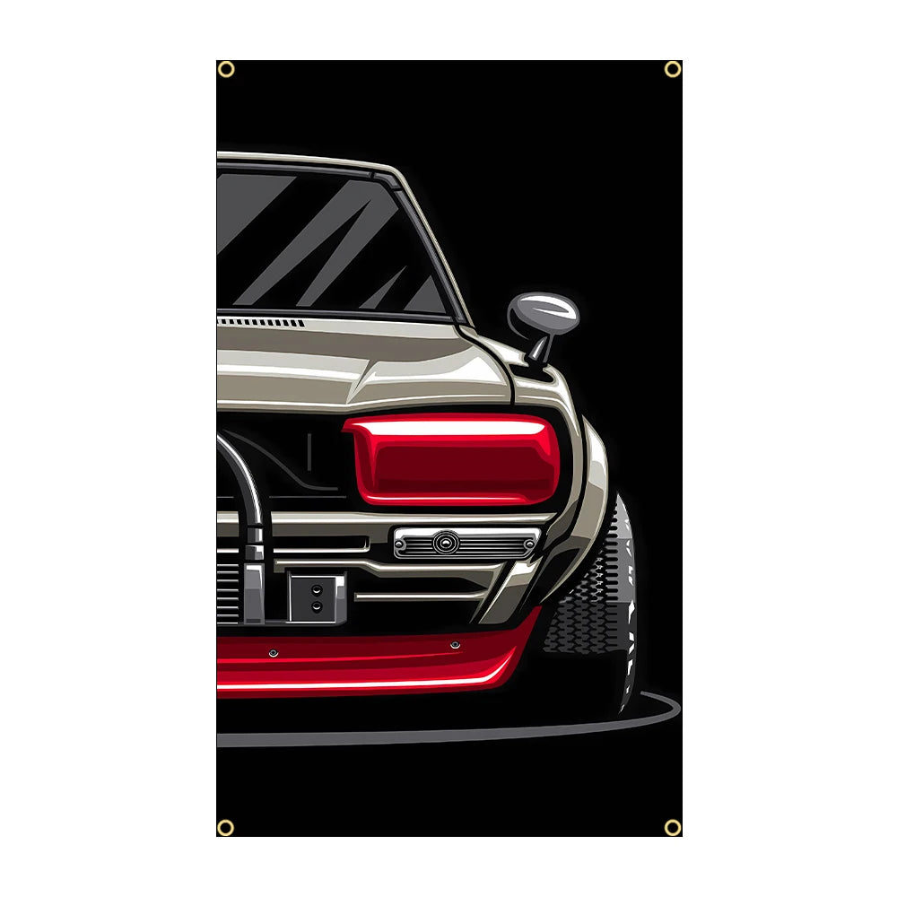 JDM Racing Spirit Polyester Flag - 3x5FT Banner