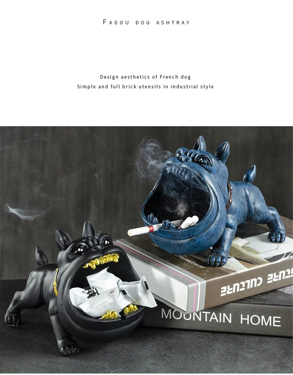 Bull-Dog Ashtray Decor