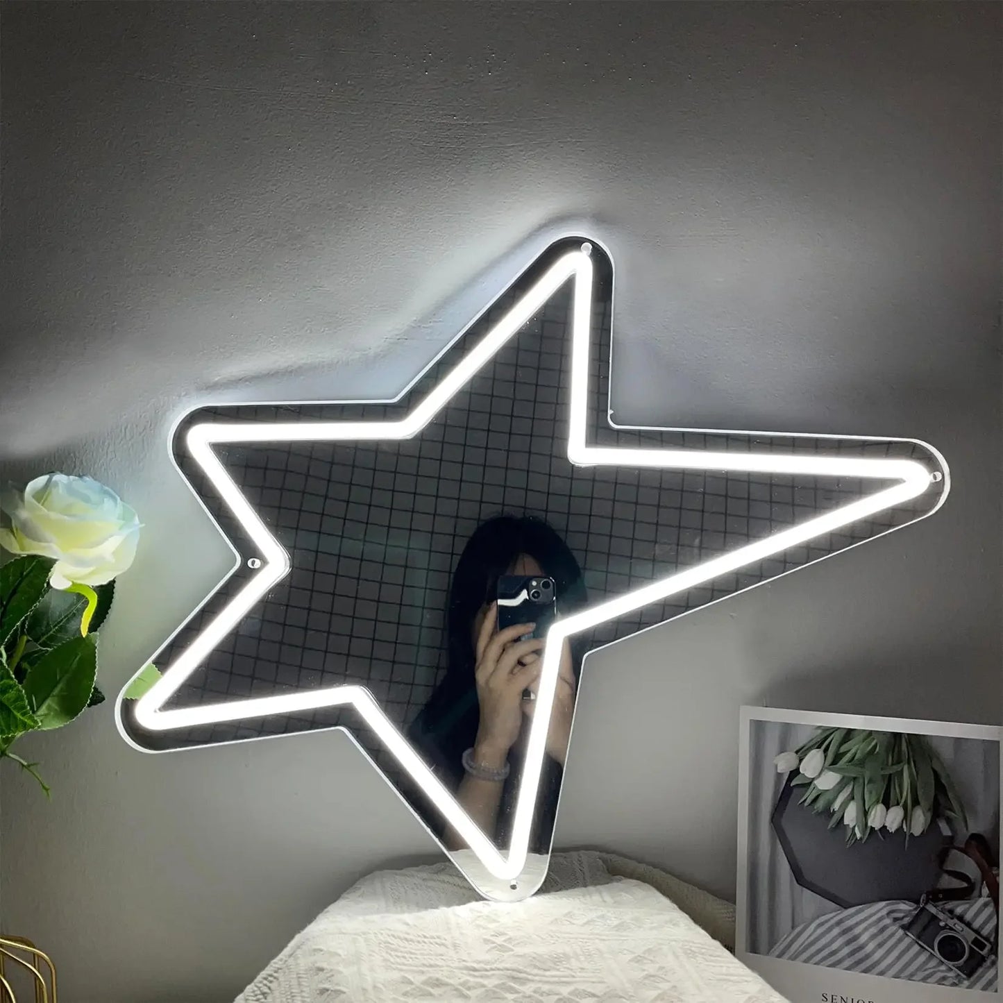 Neon Starlight Mirror