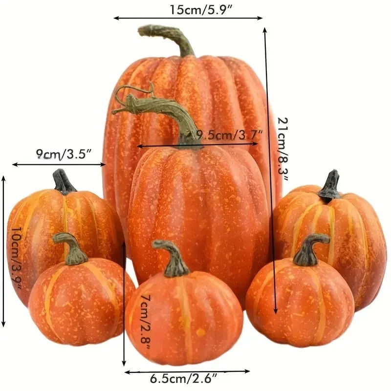 Orange Fake Artificial Pumpkin for Halloween