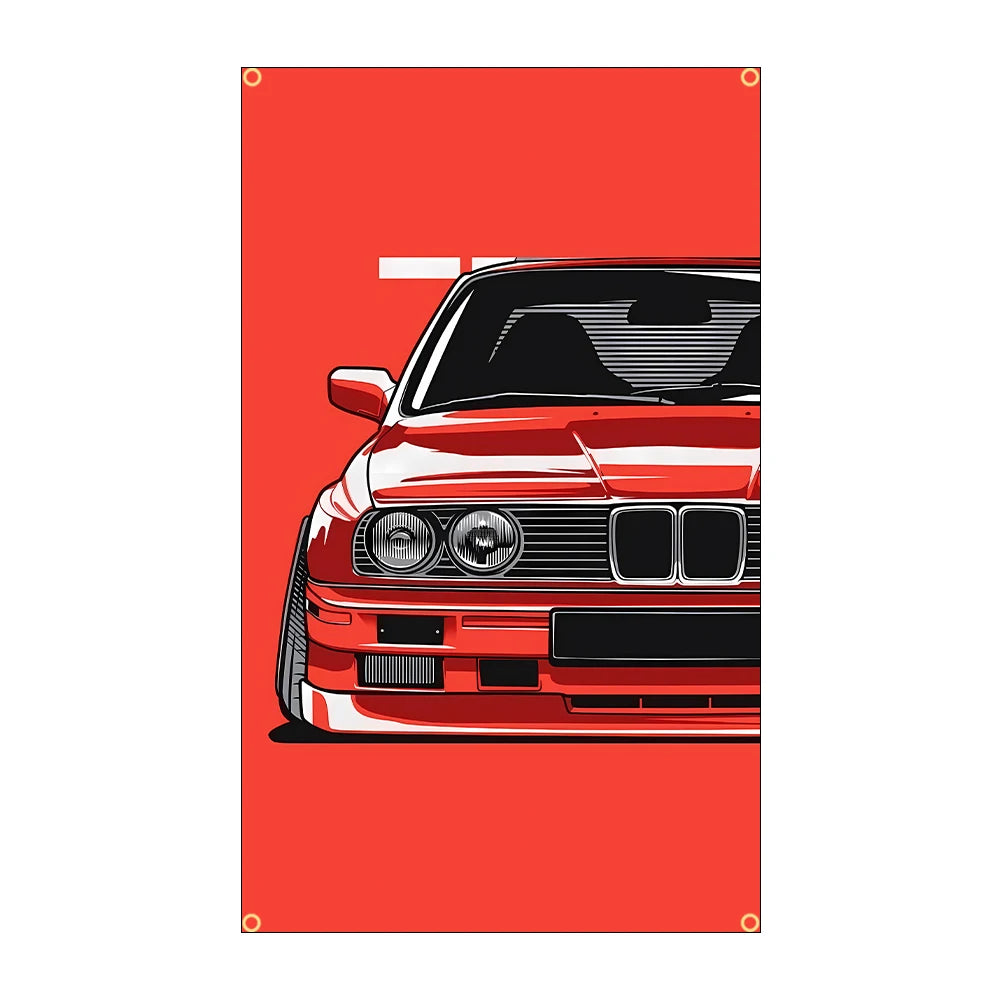 JDM Racing Spirit Polyester Flag - 3x5FT Banner