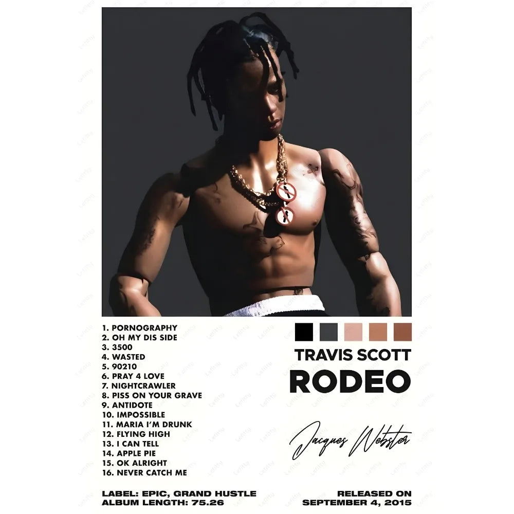 Travis Scott Poster Art