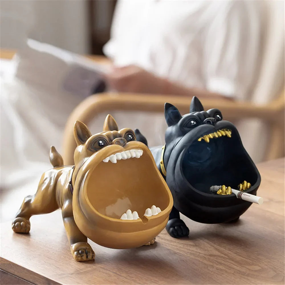 Bull-Dog Ashtray Decor