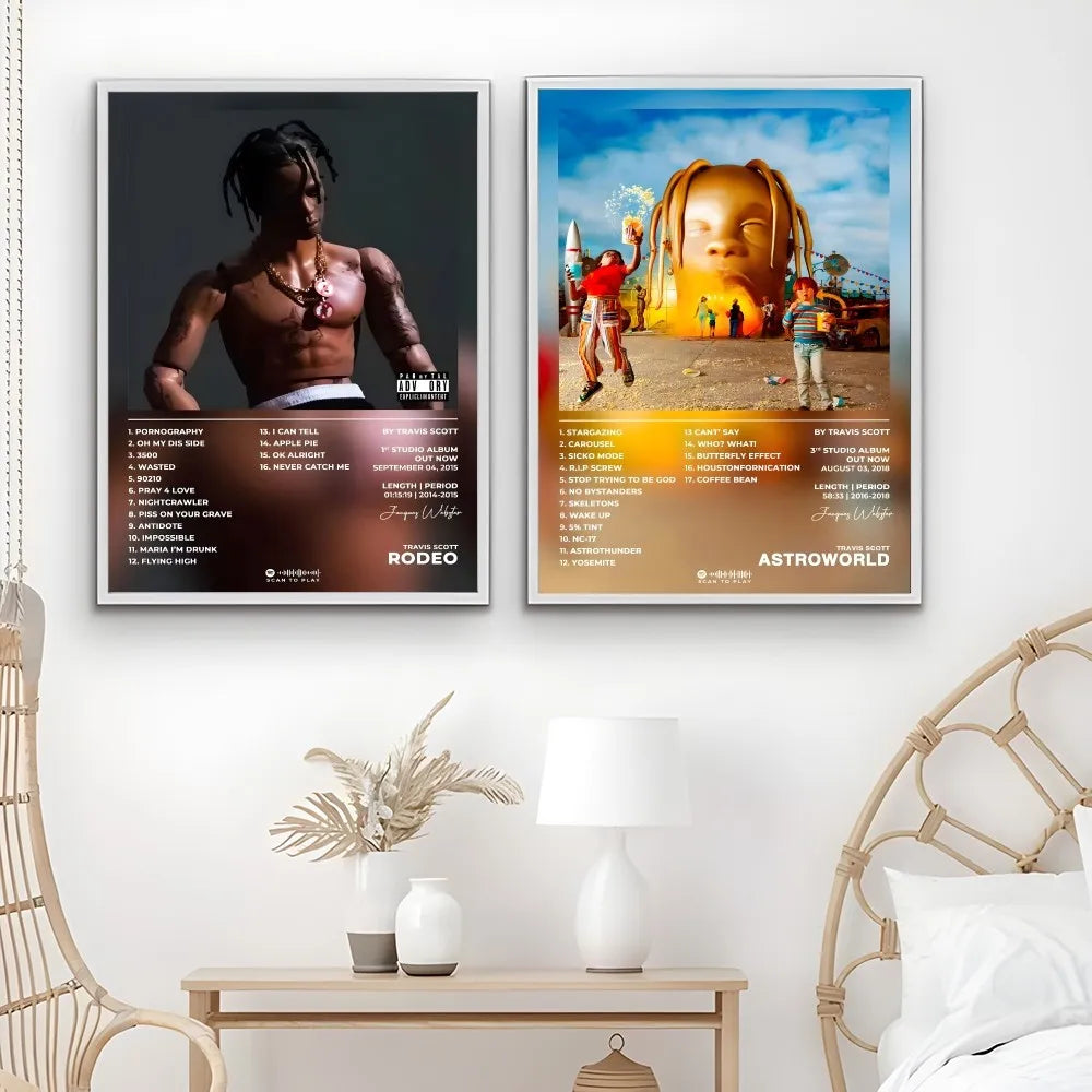 Travis Scott Poster Art