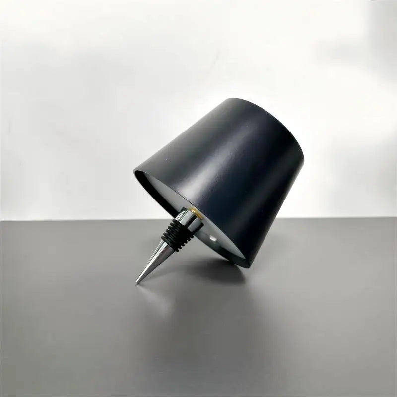 WineGlow Touch Lamp: USB Rechargeable, Dimmable Light