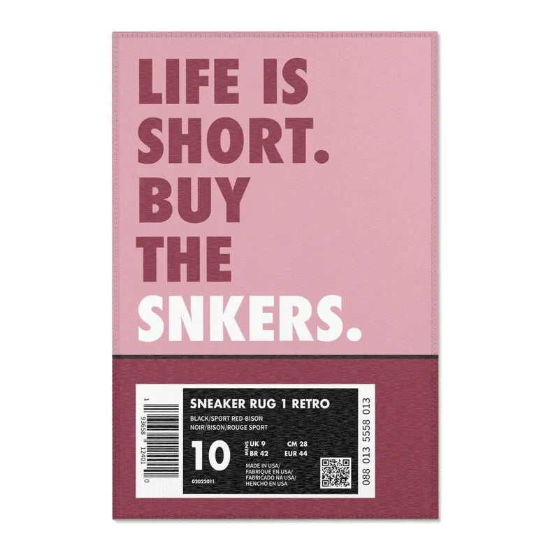 Sneaker Chic Cozy Rug: Style & Comfort Combined