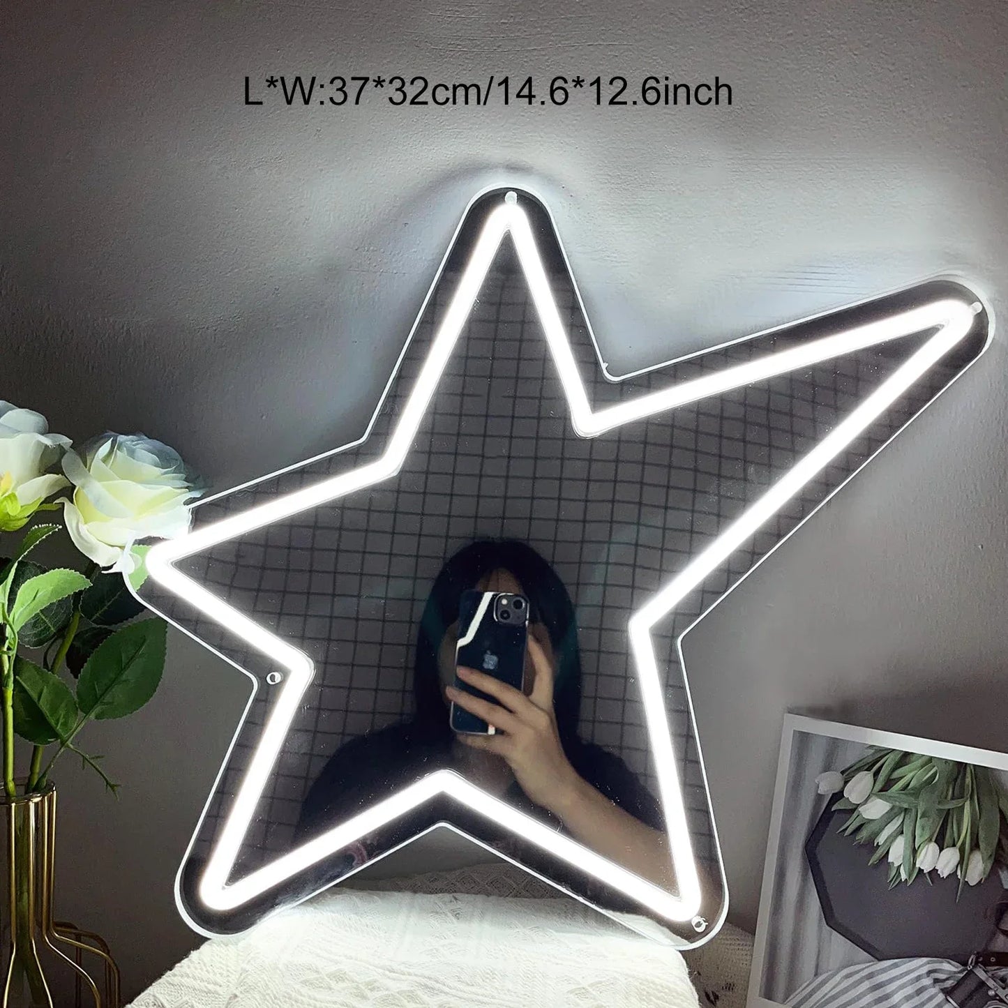 Neon Starlight Mirror