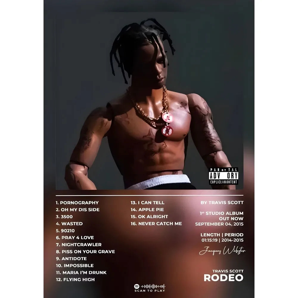 Travis Scott Poster Art