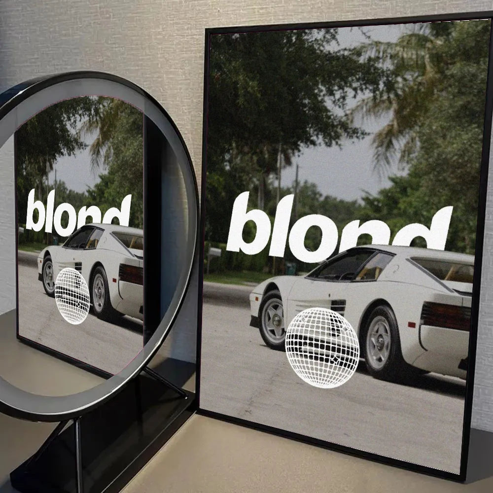Frank Ocean Blond Art Sticker - Wall Decor