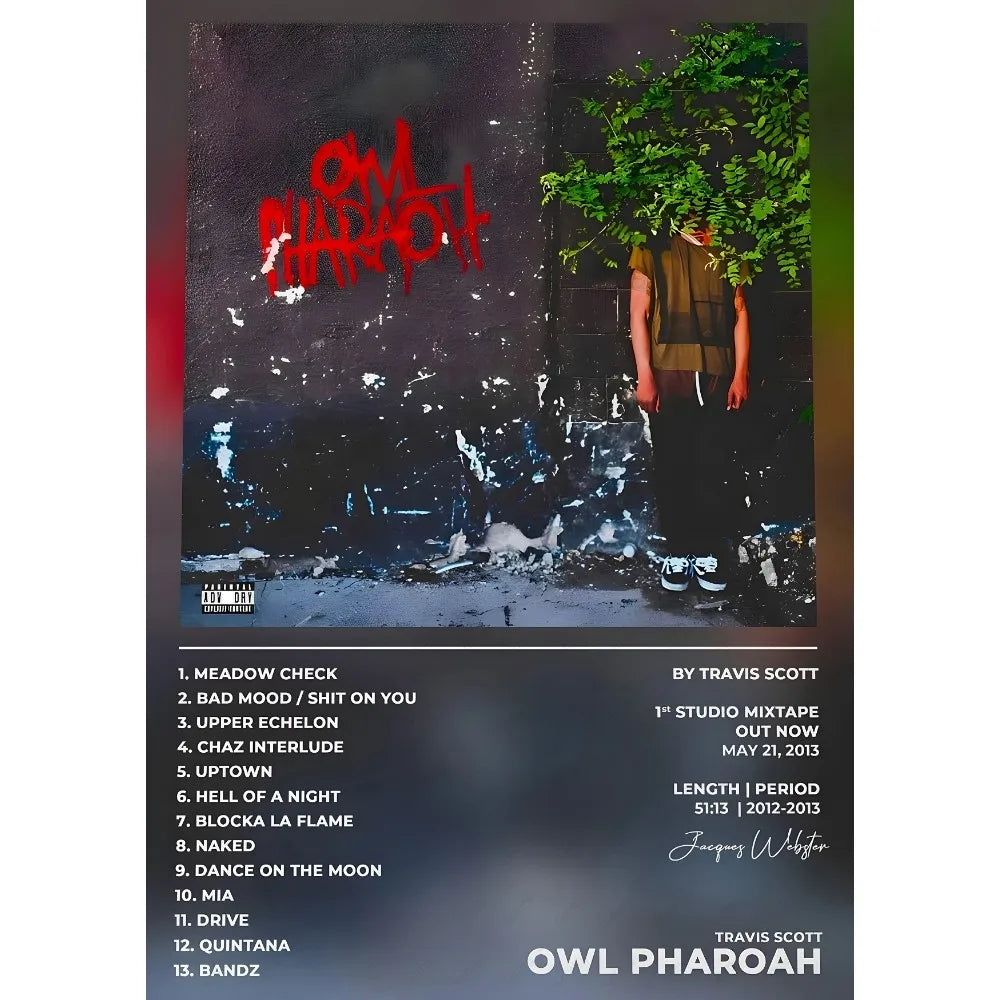 Travis Scott Poster Art