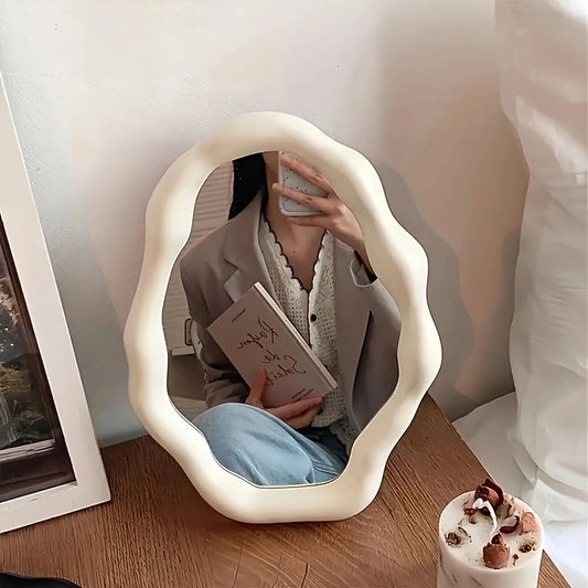 Charming Cloud Mirror for Stylish Bedroom Makeup
