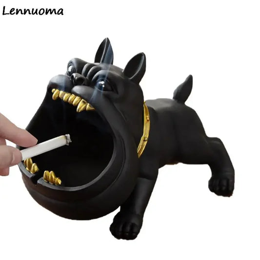 Bull-Dog Ashtray Decor