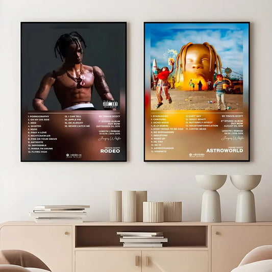 Travis Scott Poster Art