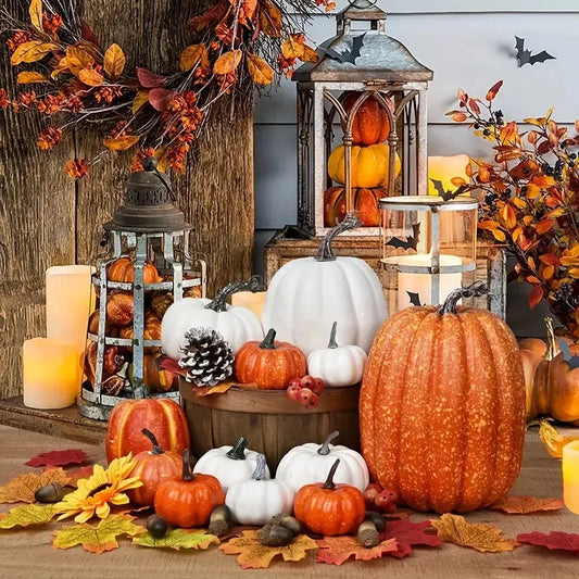Orange Fake Artificial Pumpkin for Halloween