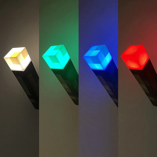 Brownstone Glow: USB Rechargeable LED Night Torch