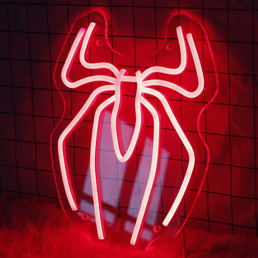 Spider Anime Neon Sign