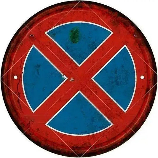 Retro Tool Rules Metal Sign for Man Cave Decor