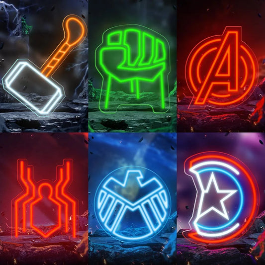 GlowDreams: LED Neon Wall Art for Kids' Rooms