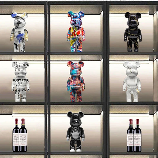 Graffiti Bear: Modern 10 Decor & Money Jar Sculptor