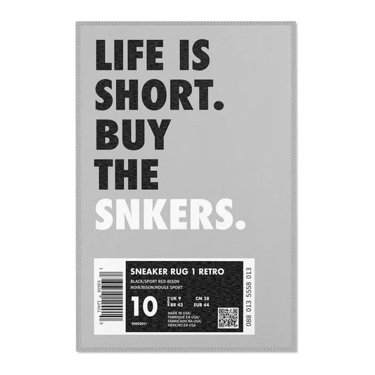 Sneaker Chic Cozy Rug: Style & Comfort Combined
