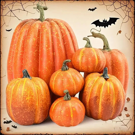 Orange Fake Artificial Pumpkin for Halloween