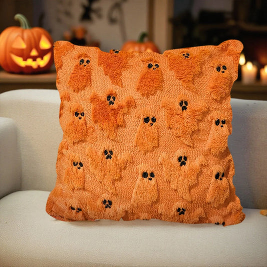 ‌Halloween Ghost Cushion Cover